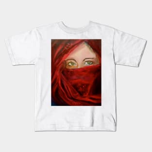 Mysterious Eyes Kids T-Shirt